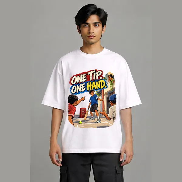 Cricket_White_Cotton_Oversized_Graphic_T-Shirt_For_Men