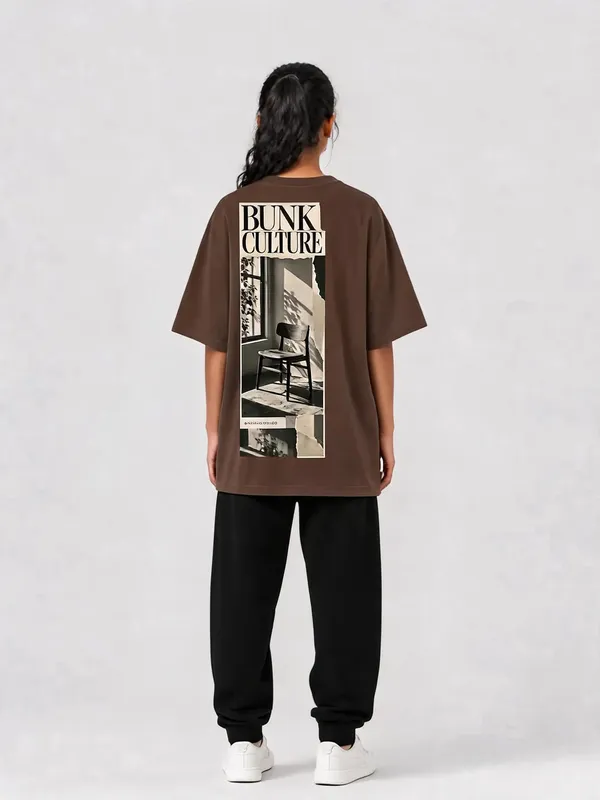 Brown_Cotton_Oversized_Graphic_T-Shirt_For_Women