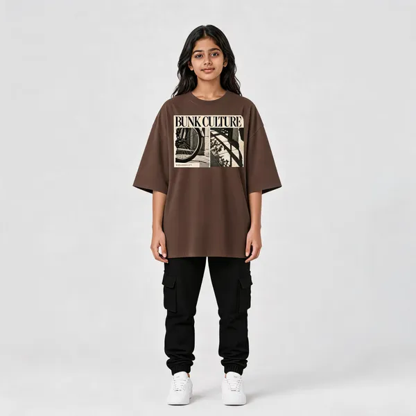 Brown_Cotton_Oversized_Graphic_T-Shirt_For_Women