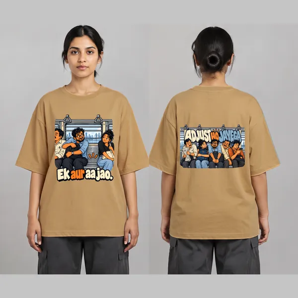 Ek_Aur_Beige_Cotton_Oversized_Graphic_T-Shirt_For_Women