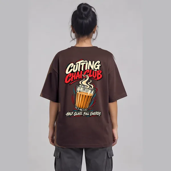 Cutting_Chai_Club_Brown_Cotton_Oversized_Graphic_T-Shirt_For_Women