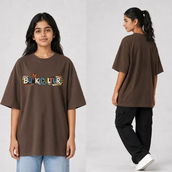 Bunk_Culture_Brown_Cotton_Oversized_Graphic_T-Shirt_For_Women