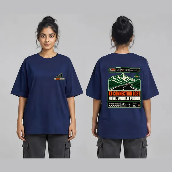 No_Signal_Navy_Blue_Cotton_Oversized_Graphic_T-Shirt_For_Women