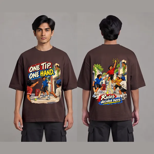 Cricket_Brown_Cotton_Oversized_Graphic_T-Shirt_For_Men