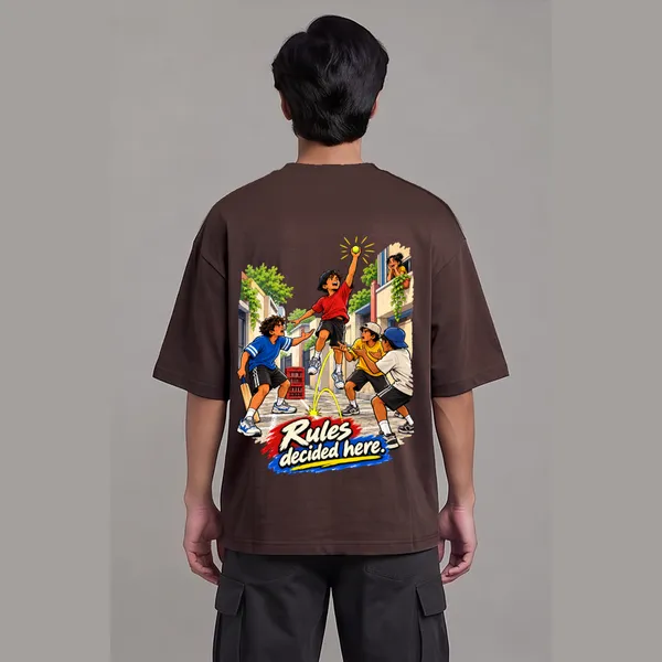 Cricket_Brown_Cotton_Oversized_Graphic_T-Shirt_For_Men