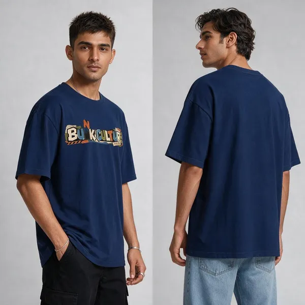 Bunk_Culture_Navy_Blue_Cotton_Oversized_Graphic_T-Shirt_For_Men