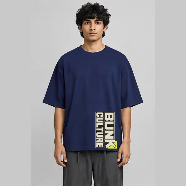 Bunk_Culture_Navy_Cotton_Oversized_Graphic_T-Shirt_For_Men