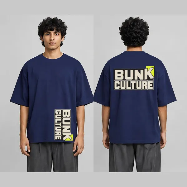 Bunk_Culture_Navy_Cotton_Oversized_Graphic_T-Shirt_For_Men