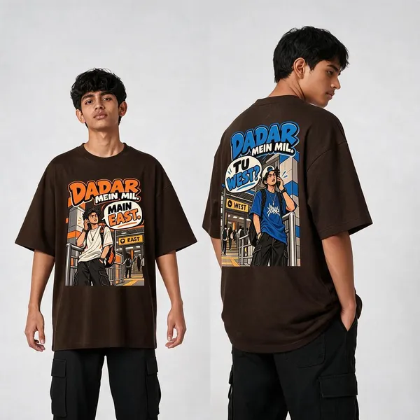 Dadar_Brown_Cotton_Oversized_Graphic_T-Shirt_For_Men