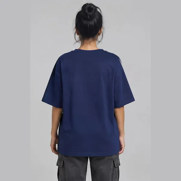 Bunk_Culture_Navy_Blue_Cotton_Oversized_Graphic_T-Shirt_For_Women