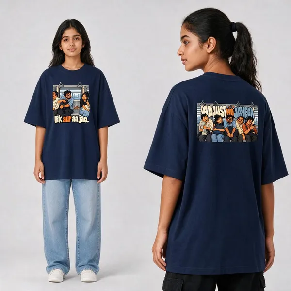 Ek_Aur_Navy_Blue_Cotton_Oversized_Graphic_T-Shirt_For_Women