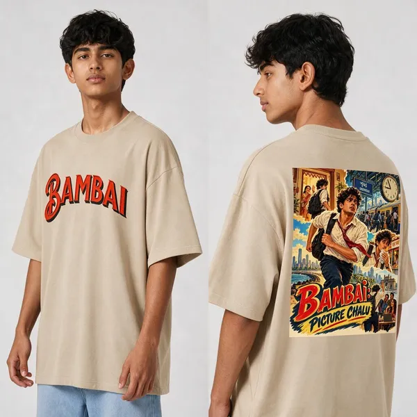 Bambai_Beige_Cotton_Oversized_Graphic_T-Shirt_For_Men