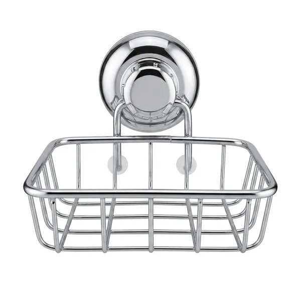 Silver_Steel_Modern_Wire_Suction_Wall_Soap_Dish_Holder