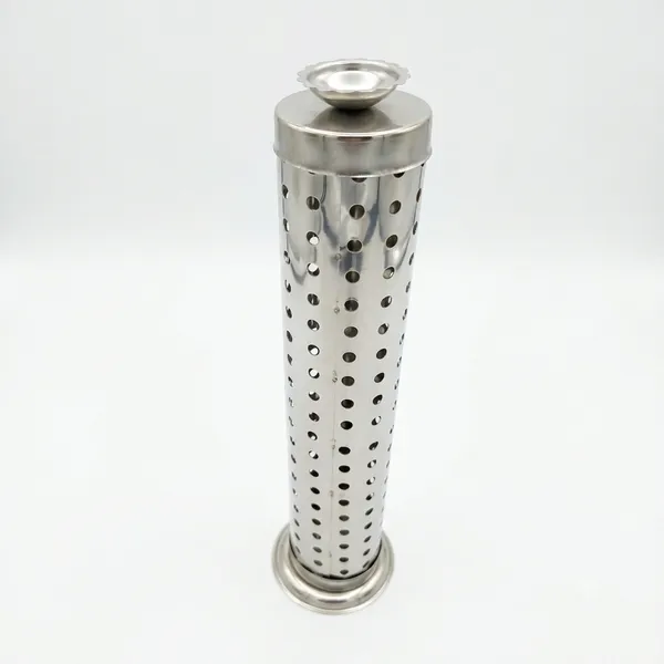 Silver_Steel_Traditional_Perforated_Incense_Stick_Holder_Pack_Of_4