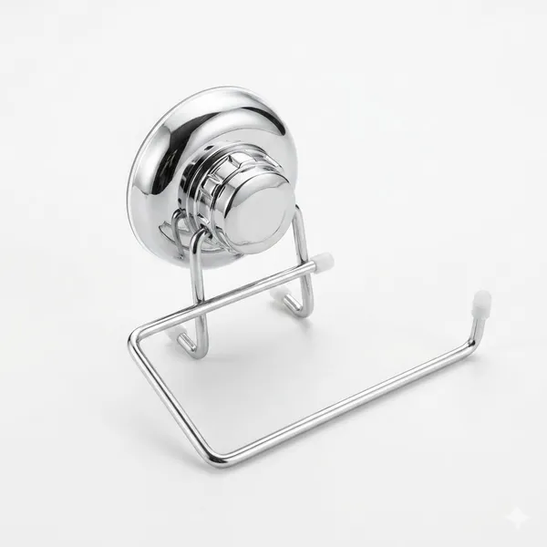 Silver_Steel_Contemporary_Suction_Mount_Toilet_Tissue_Holder