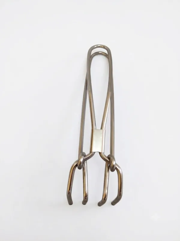 Silver_Steel_Kitchen_Four_Prong_Vessel_Holder_Tong_Pack_Of_3