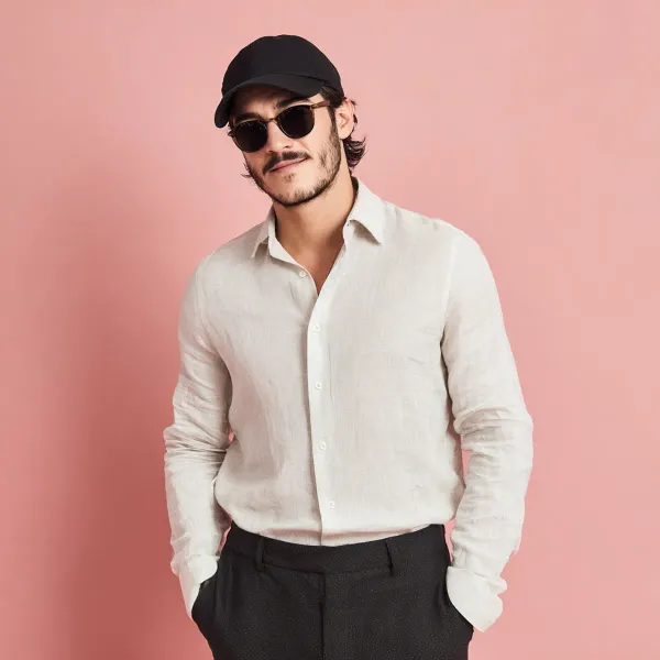 Stitchwa_Men_S_Ivory_White_Pure_100_Linen_Shirt