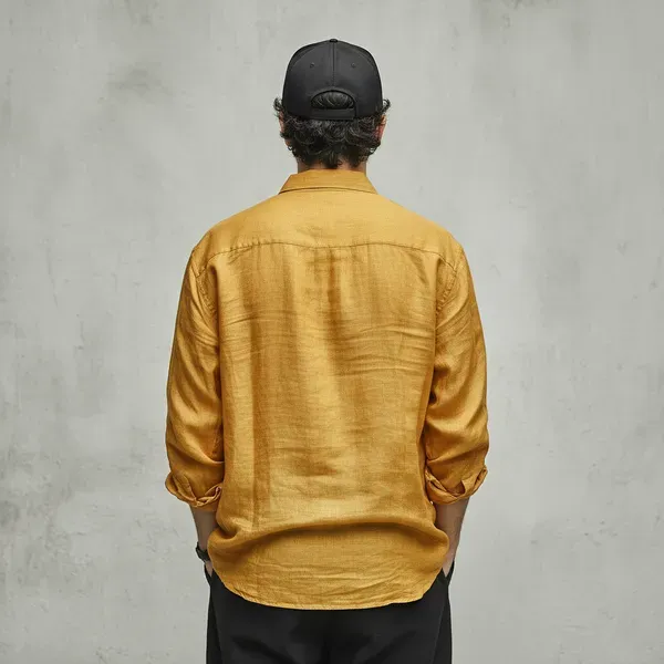 Stitchwa_Men_S_Mustard_Yellow_Pure_100_Linen