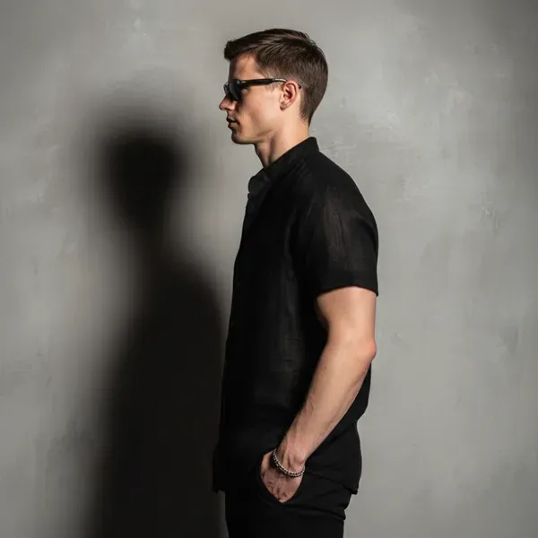 Summer_Breeze_Black_Half_Sleeve_Linen_Shirt_Men