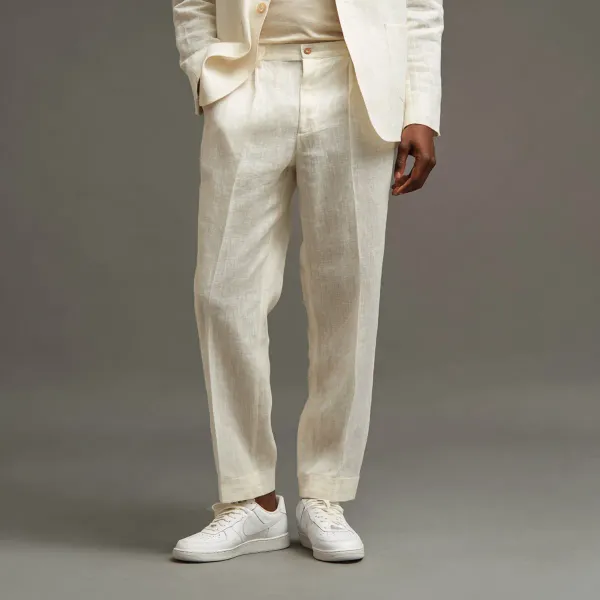 The_Linear_Natural_White_Pure_Linen_Pant_For_Men