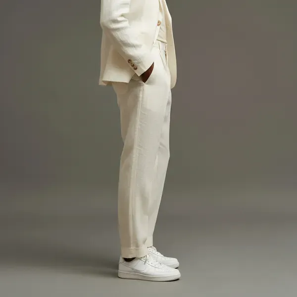 The_Linear_Natural_White_Pure_Linen_Pant_For_Men