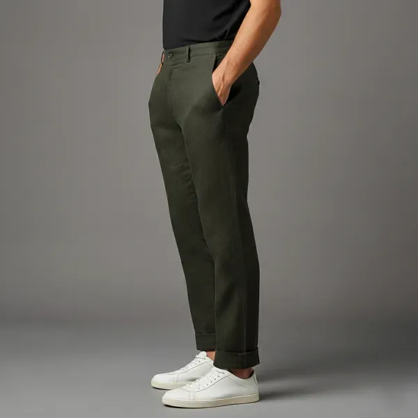 The_Perfect_Forest_Green_Summer_Weight_Linen_Pant_Men