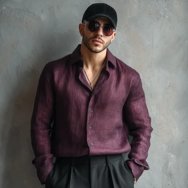 Stitchwa_Men_S_Purple_Shade_Pure_100_Linen