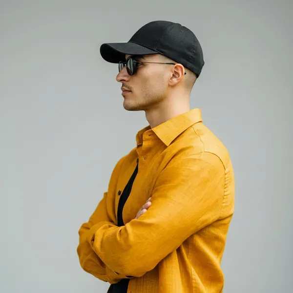 Stitchwa_Men_S_Burnt_Goldenrod_Pure_100_Linen_Shirt