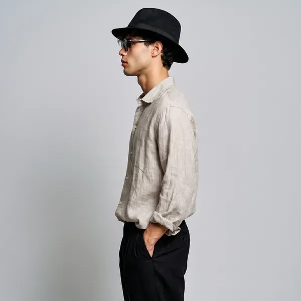 Men_S_Classic_Greige_Beige_100_Pure_Linen_Shirt