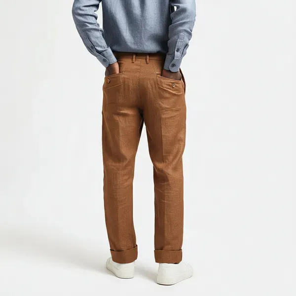 The_Linear_Rust_Pure_Linen_Pant_For_Men