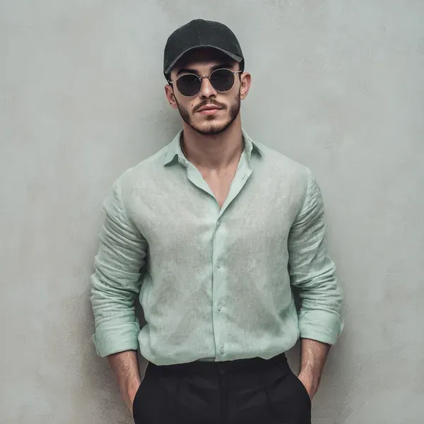 Classic_Light_Dusty_Green_Pure_100_Linen_Shirt_For_Men_S