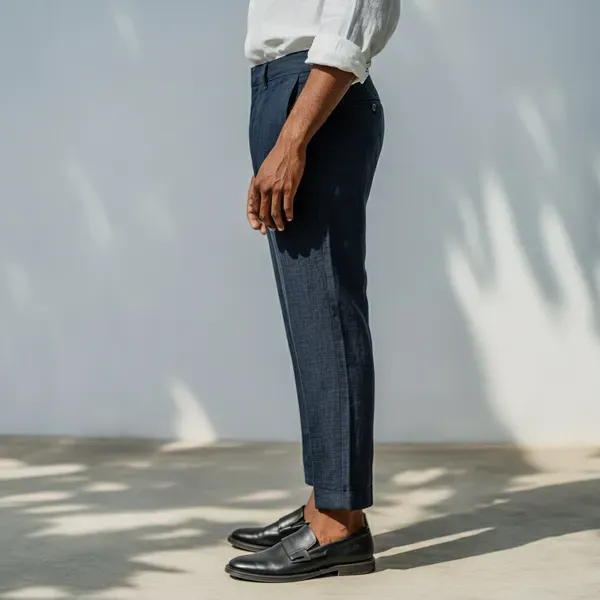 Midnight_Blue_Pure_Linen_Resort_Beach_Wear_Trouser_For_Men