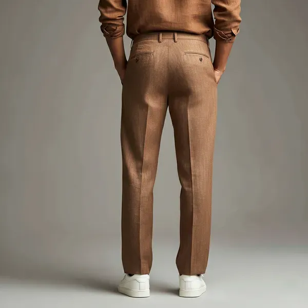 Light_Rust_Ultra_Breathable_Pure_Linen_Trousers_Men