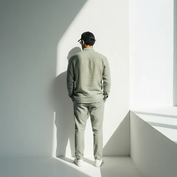 Sage_Green_Pure_Linen_Shirt_For_Men