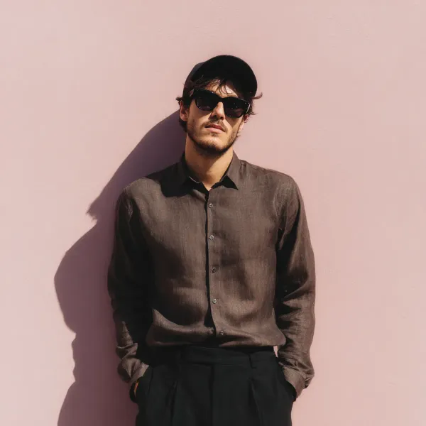 Stitchwa_Men_S_Charcole_Brown_Pure_Linen_Shirt
