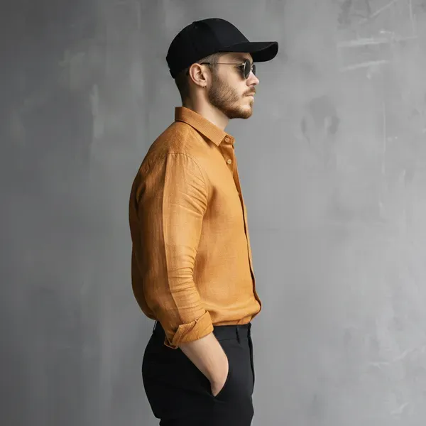 Signature_Zest_Yellow_100_Pure_Linen_Shirt