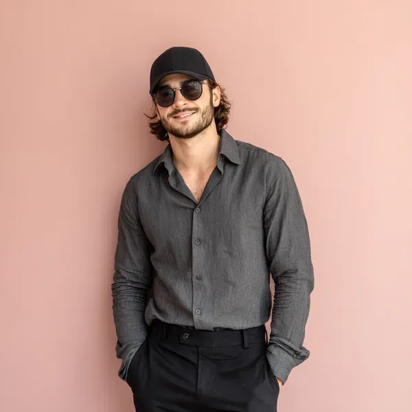 Classic_Dark_Greey_Pure_100_Linen_Shirt_For_Men_S