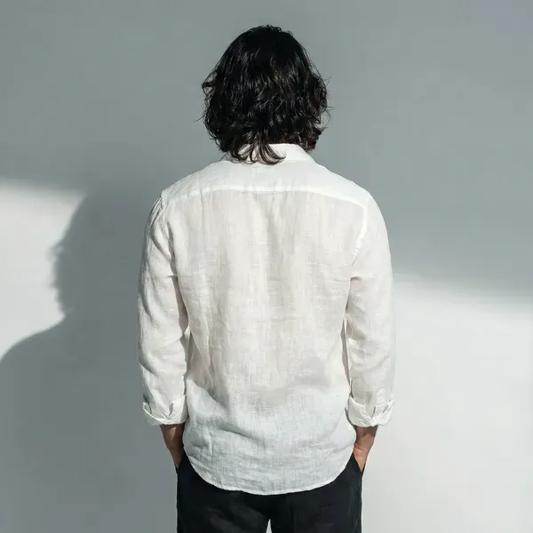 Off_White_Pure_Linen_Shirt_For_Men