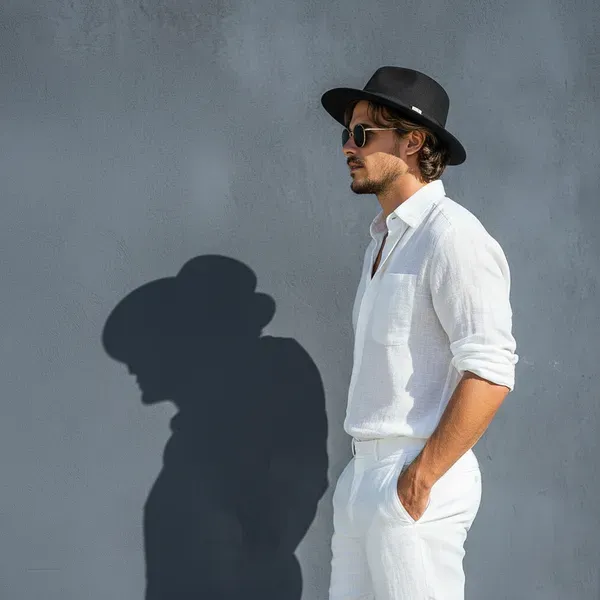 White_Pure_Linen_Shirt_For_Men