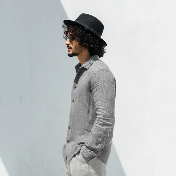 Stitchwa_Men_S_Stone_Gray_Pure_Linen_Shirt