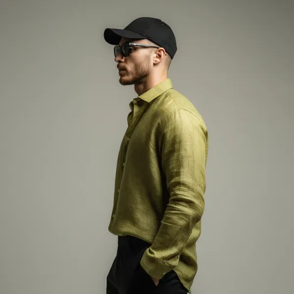 The_Essential_Moss_Pure_Linen_Shirt_For_Men_S
