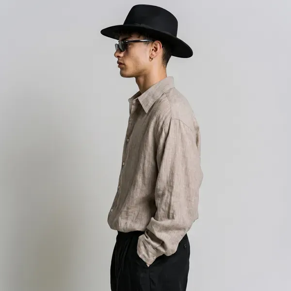 Men_S_Oatmeal_Beige_100_Pure_Linen_Shirt
