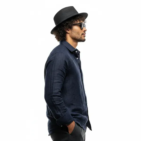 Deep_Navy_Blue_100_Linen_Shirt_For_Men_S
