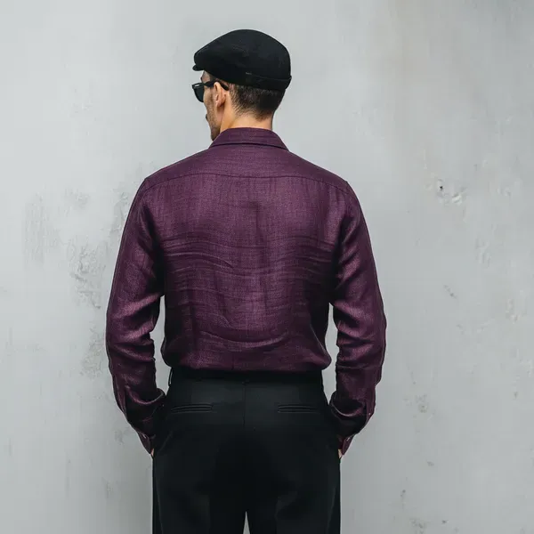 Men_S_Softer_Purple_100_Pure_Linen_Shirt