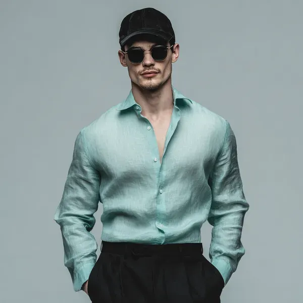 Seafoam_Green_Pure_100_Linen_Shirt_For_Men_S