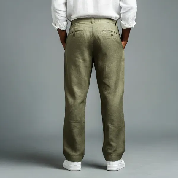 The_Perfect_Olive_Green_Summer_Weight_Linen_Pant_Men