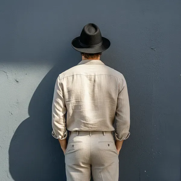 Beige_Pure_Linen_Shirt_For_Men