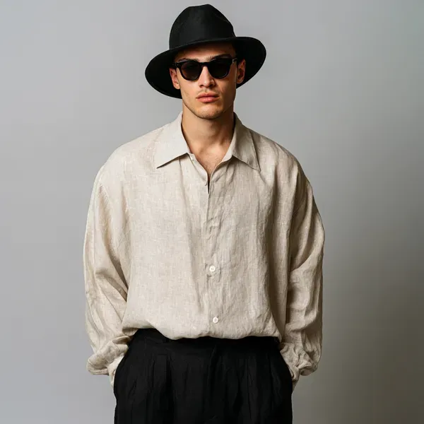 Stitchwa_Men_S_Light_Tan_Beige_Pure_100_Linen_Shirt