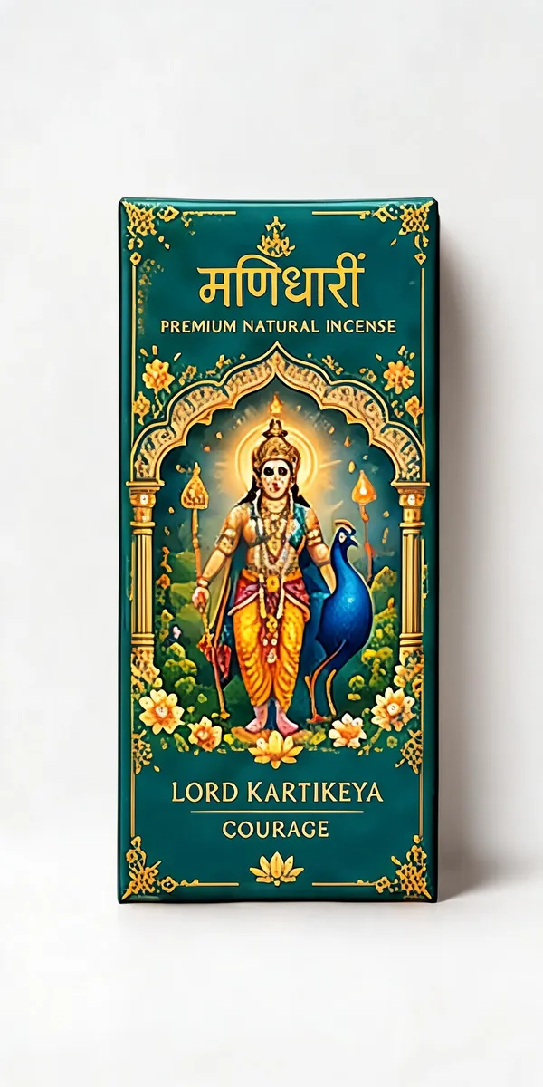 Manidhari_Lord_Kartikeya_Woody_Spicy_Natural_Incense_Sticks
