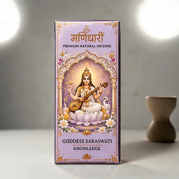 Manidhari_Goddess_Saraswati_Floral_Sandalwood_Incense_Sticks